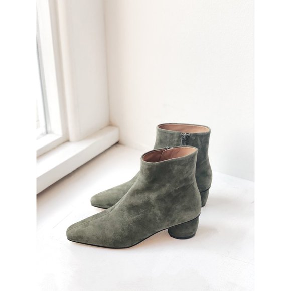 LOQ Shoes - SOLD: LOQ MATEA SUEDE BOOTS green Sz 40 fits US 8.5-9